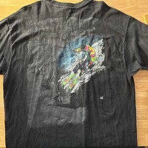 Vintage 90s Men's Breckenridge Colorful Ski Graphic T Shirt